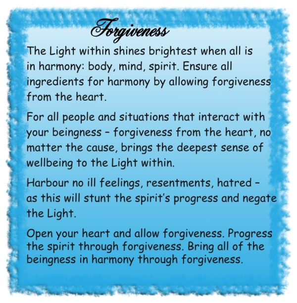 Forgivenesss
