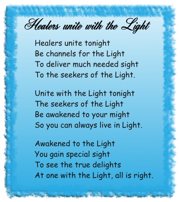 Healers unoite with the Light