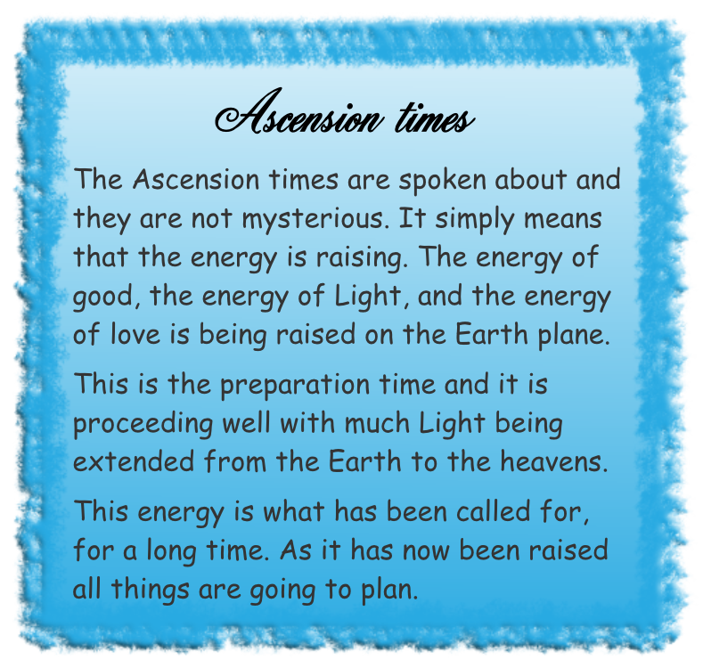 Ascension times