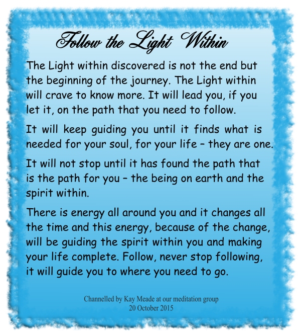 Follow the Light Within