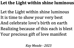 Let the Light Within Shine Luminous